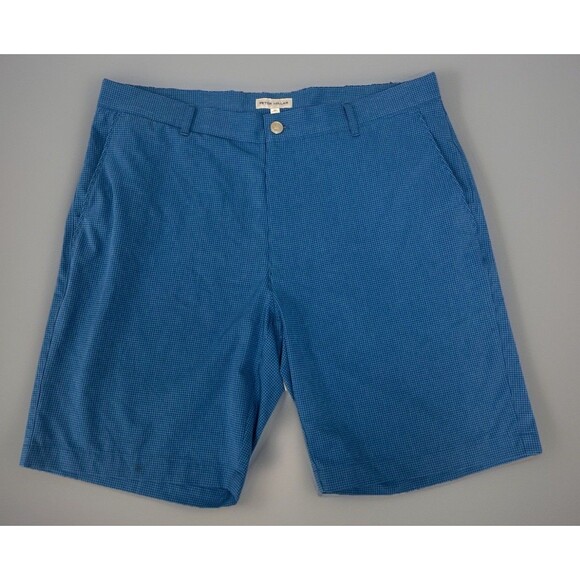 Peter Millar Crown Sport Shackleford Performance Hybrid Shorts Blue Golf Size 35 - Picture 3 of 9